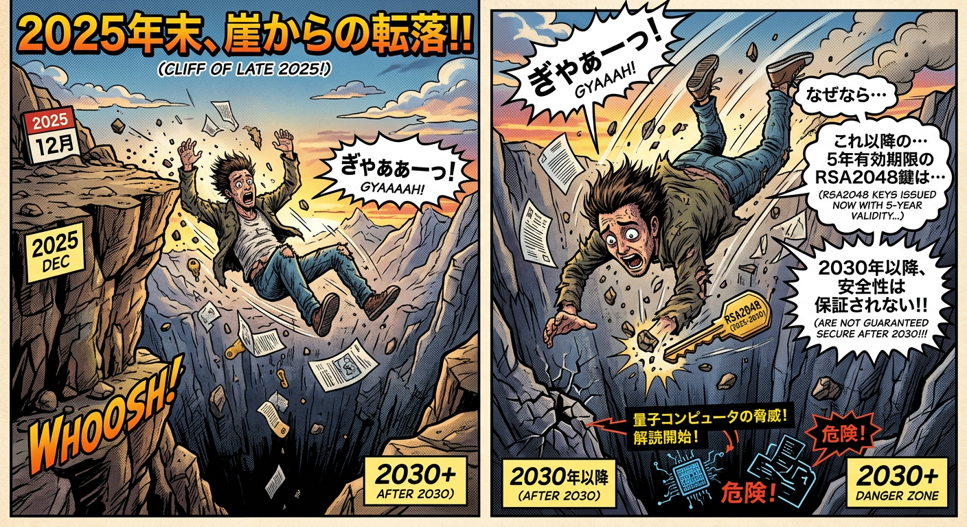 2025年末という崖から落下中